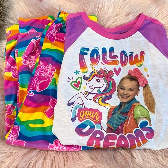 Nickelodeon Pajamas Jojo Siwa Pajamas Size 78 Poshmark